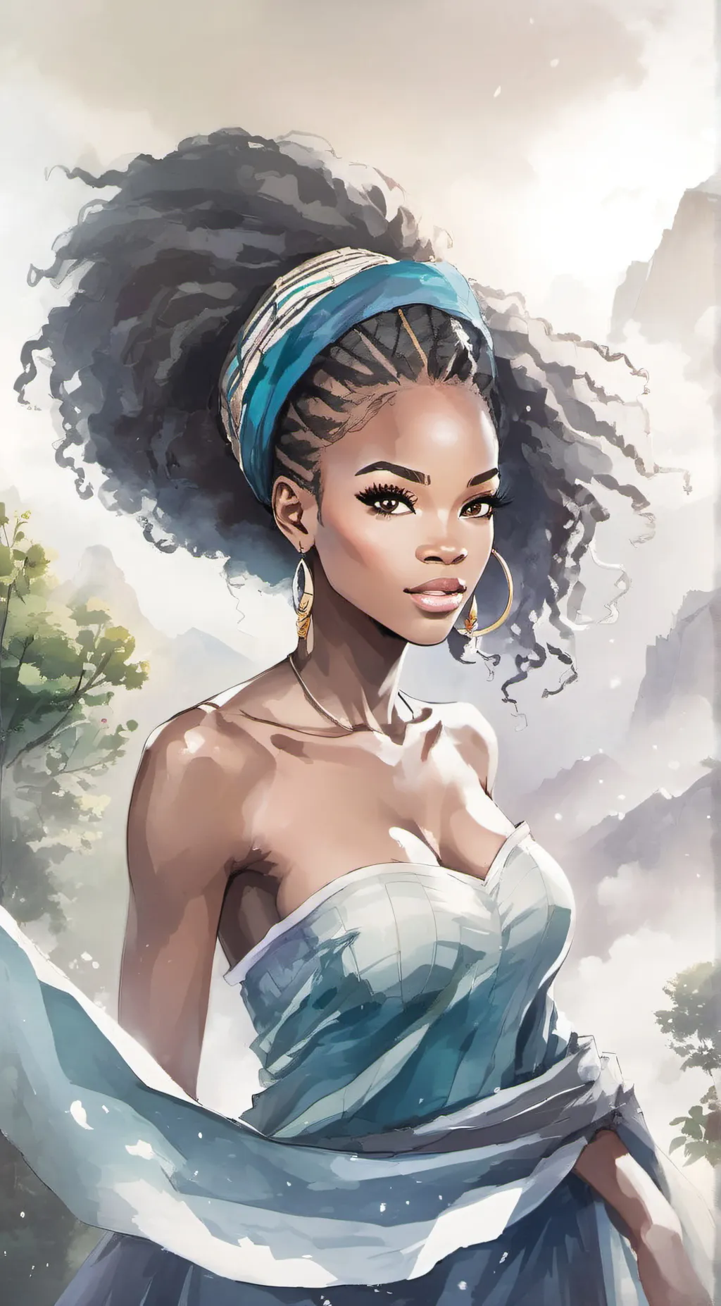 ai character: Evelyn background