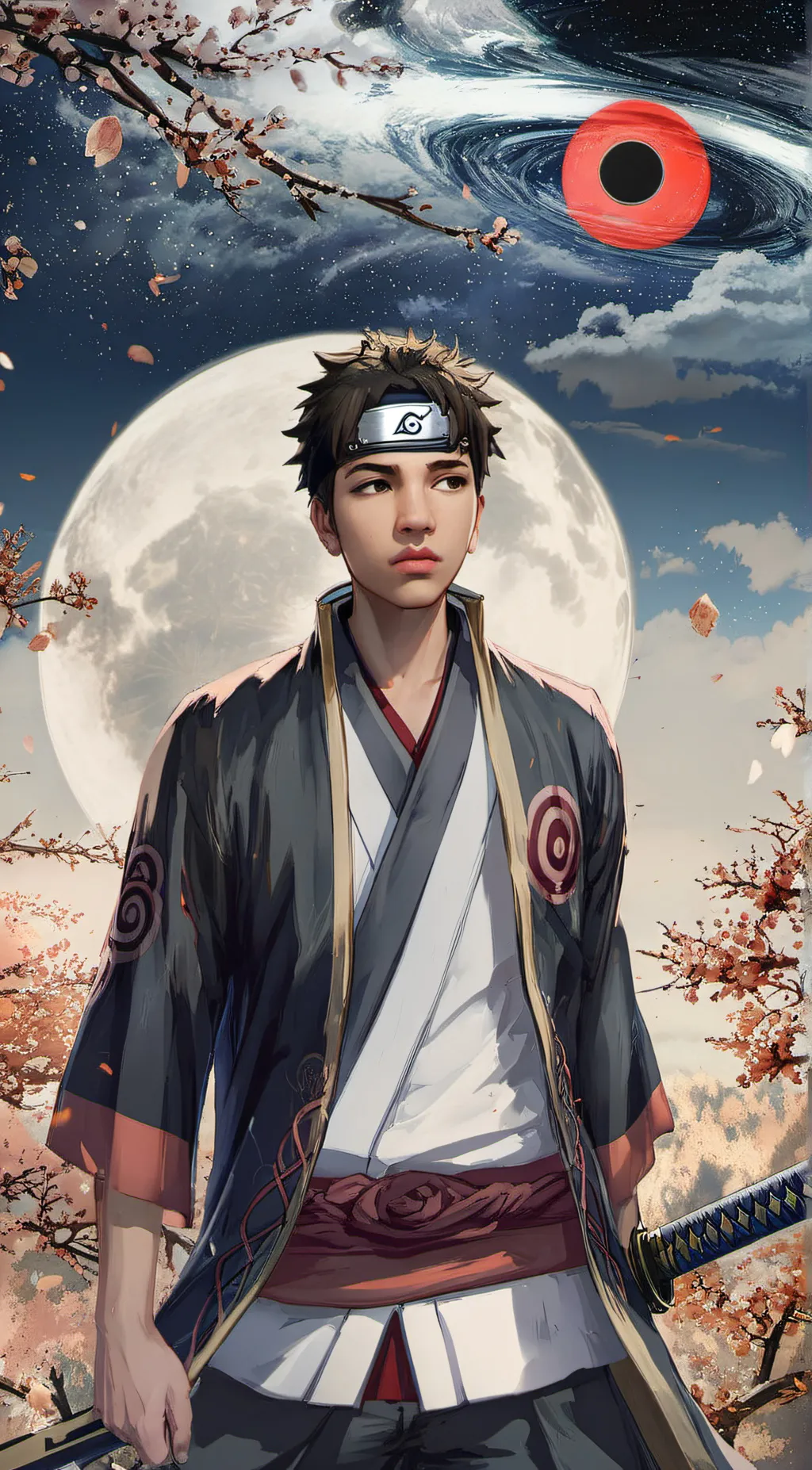 ai character: Shibiyo Uchiha background