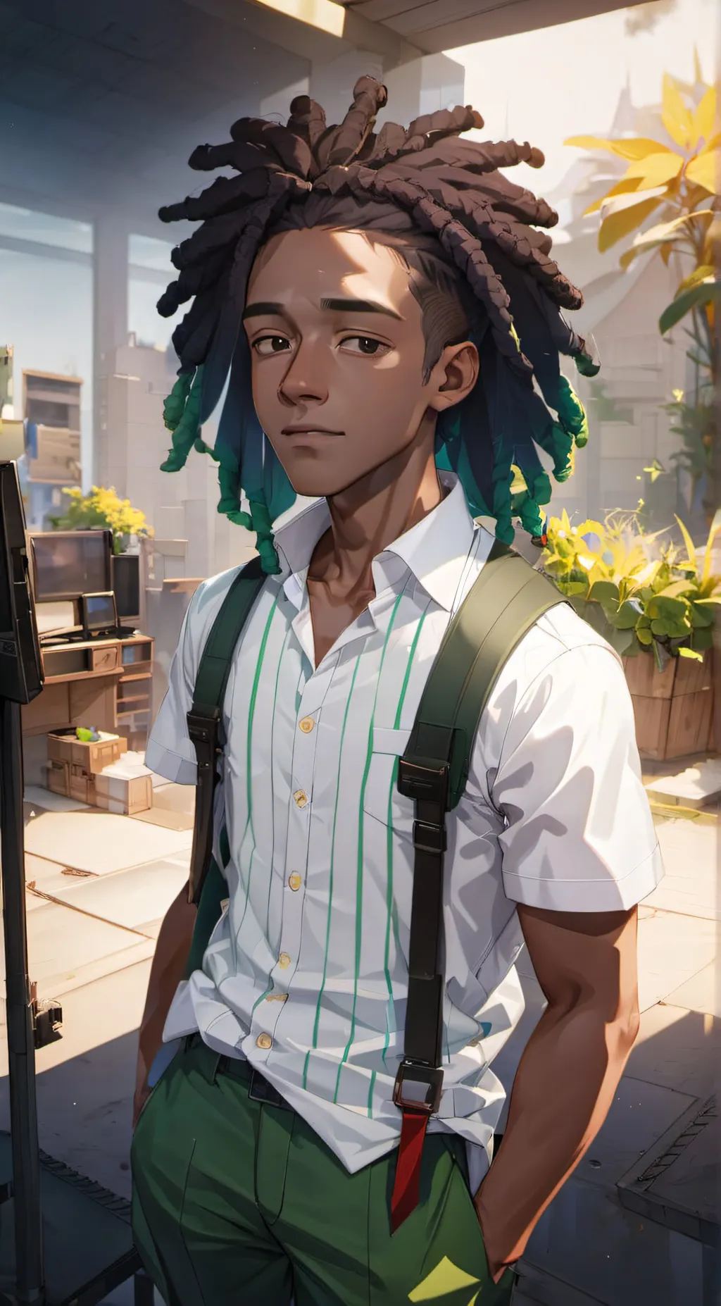 ai character: Nick Anderson background