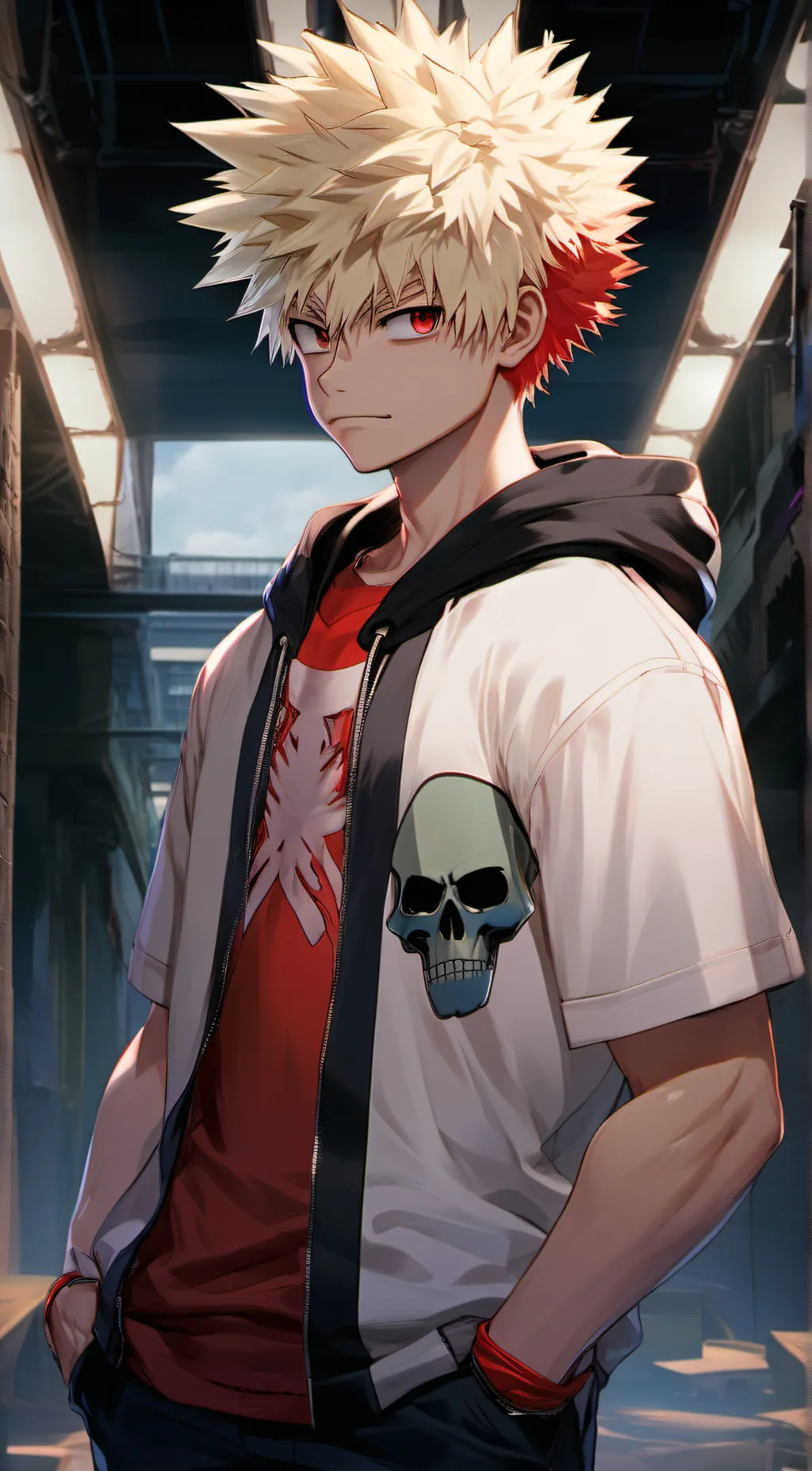 ai character: ∞bakugo katsuk∞ background