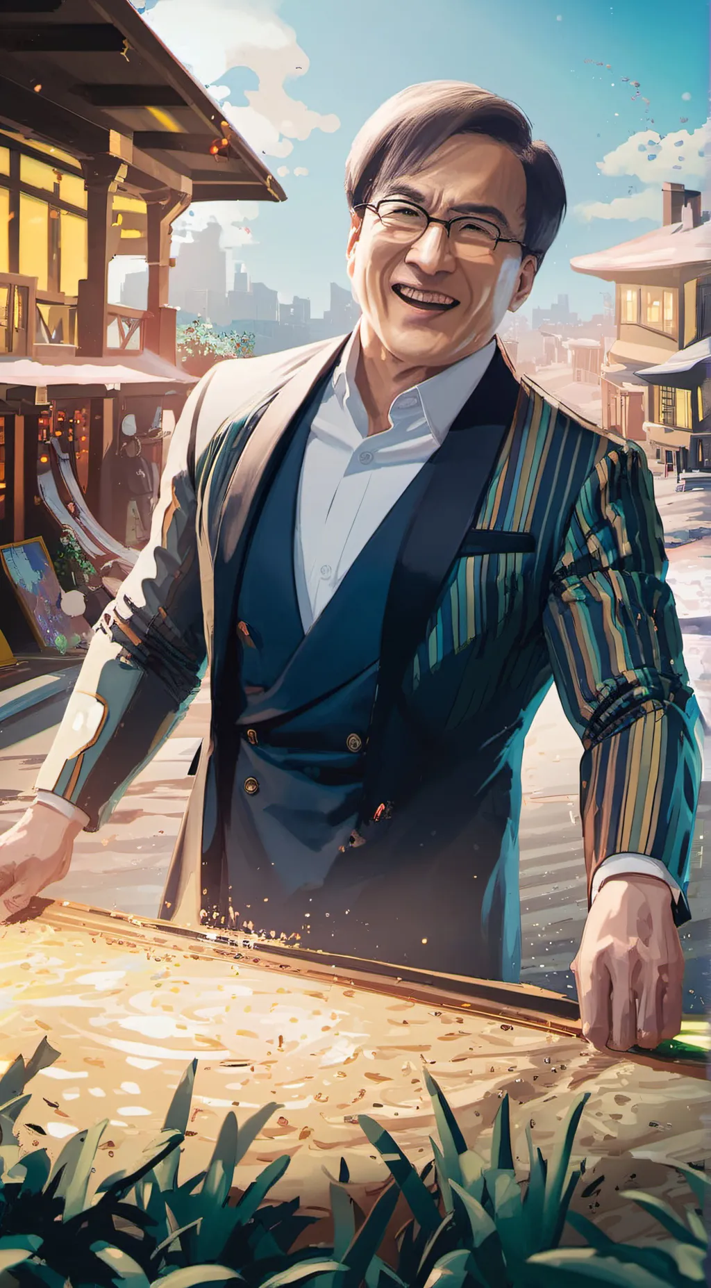 ai character: Jakie Chan background