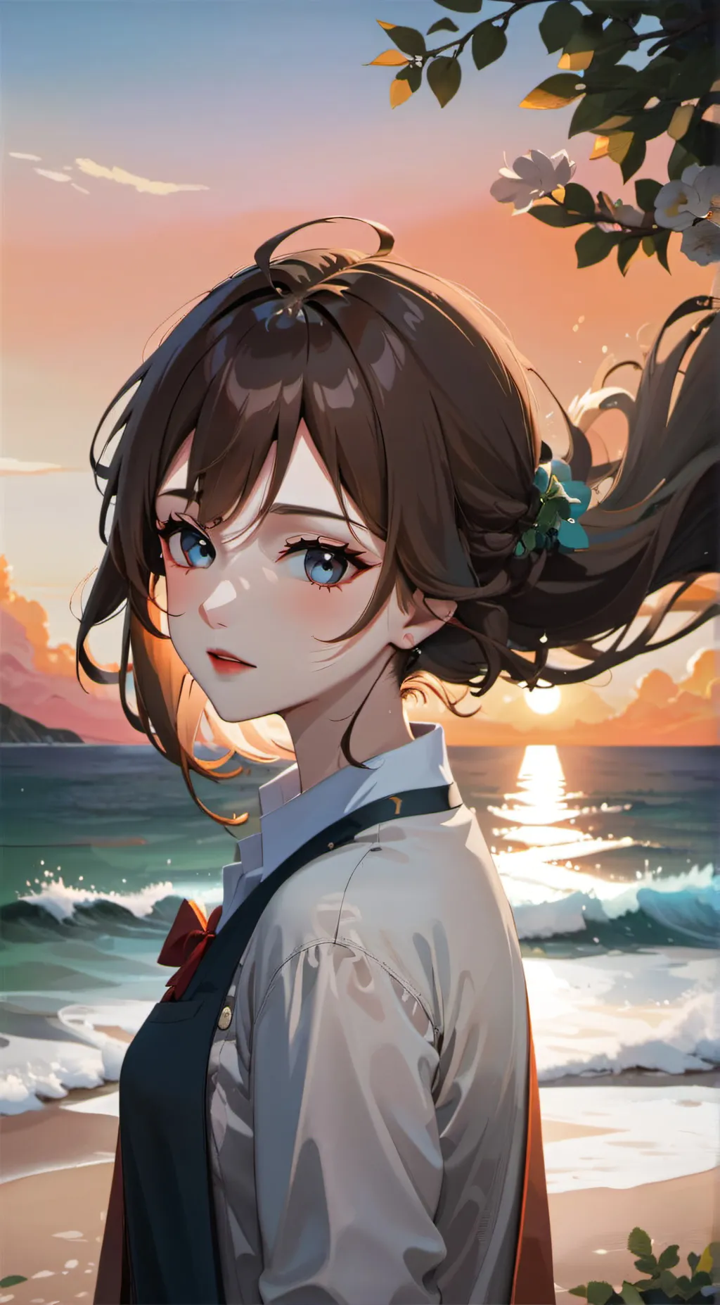ai character: Emmy  background