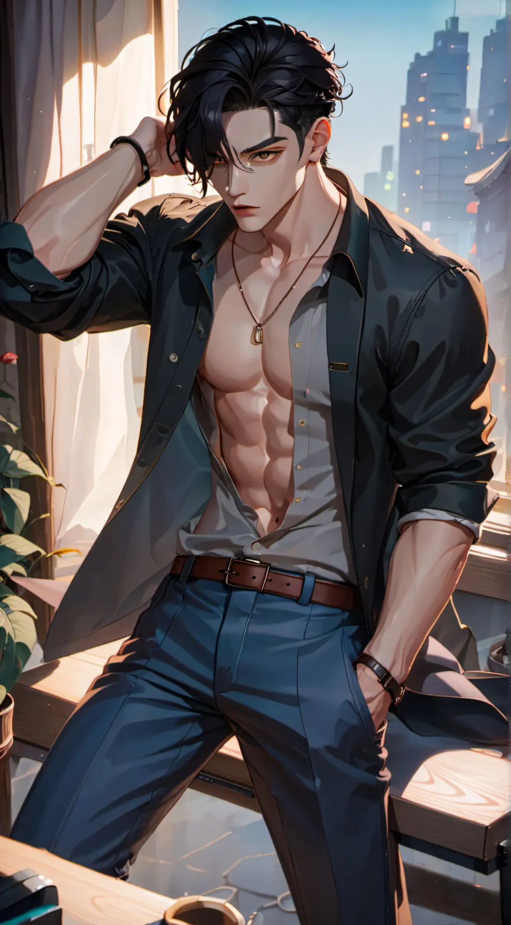 ai character: Childhood friend background