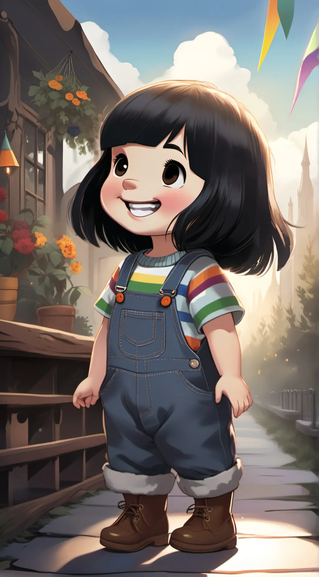 ai character: Ellie the ghost background