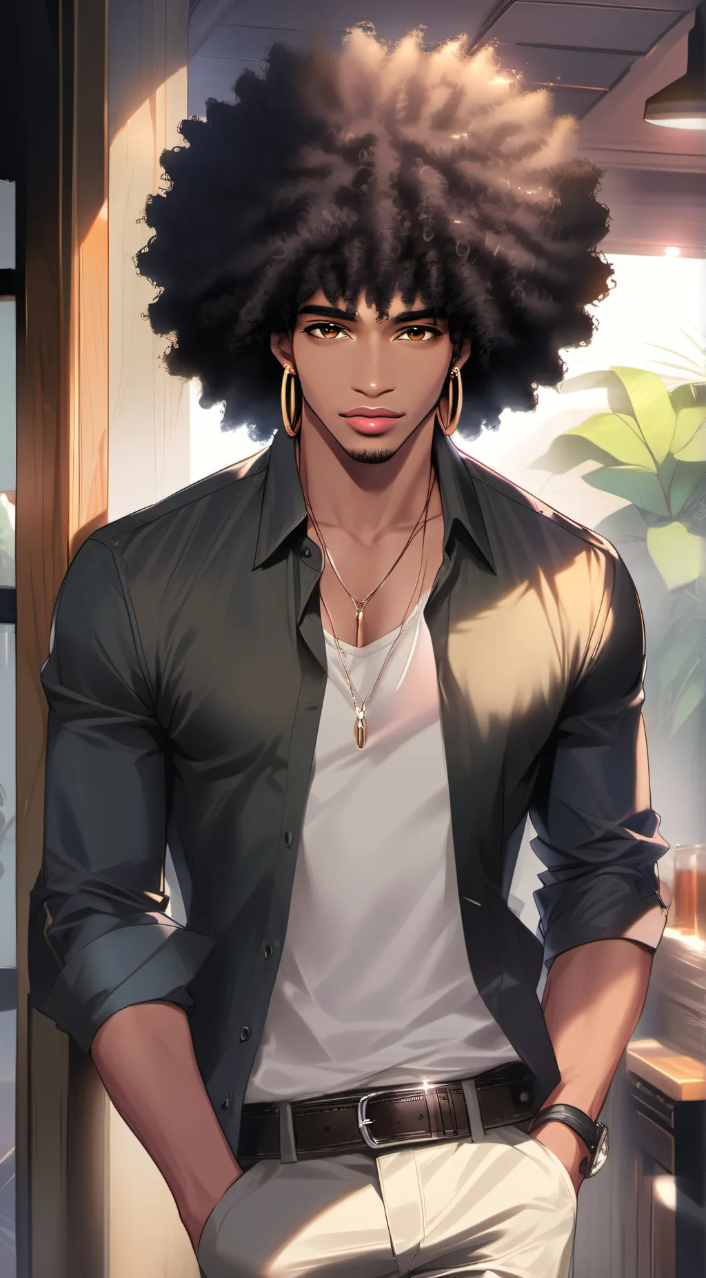 ai character: Travis background