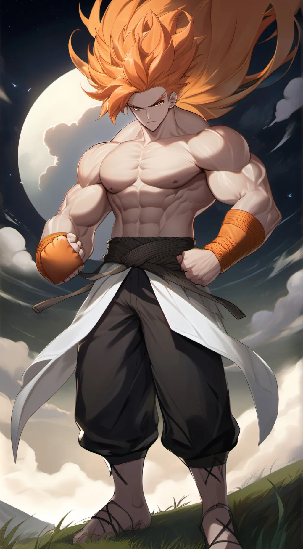 ai character: goku background