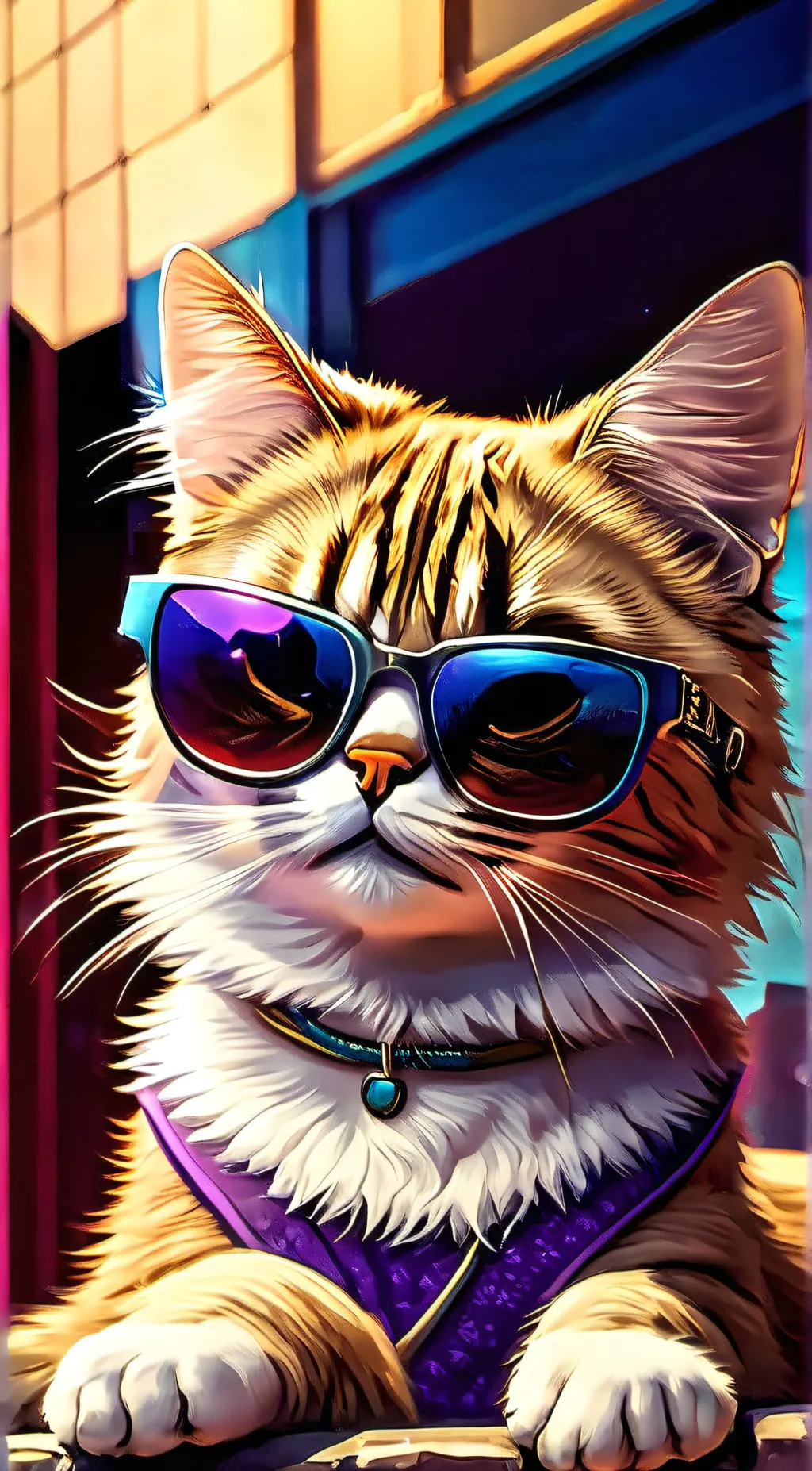 ai character: Sugarplum background