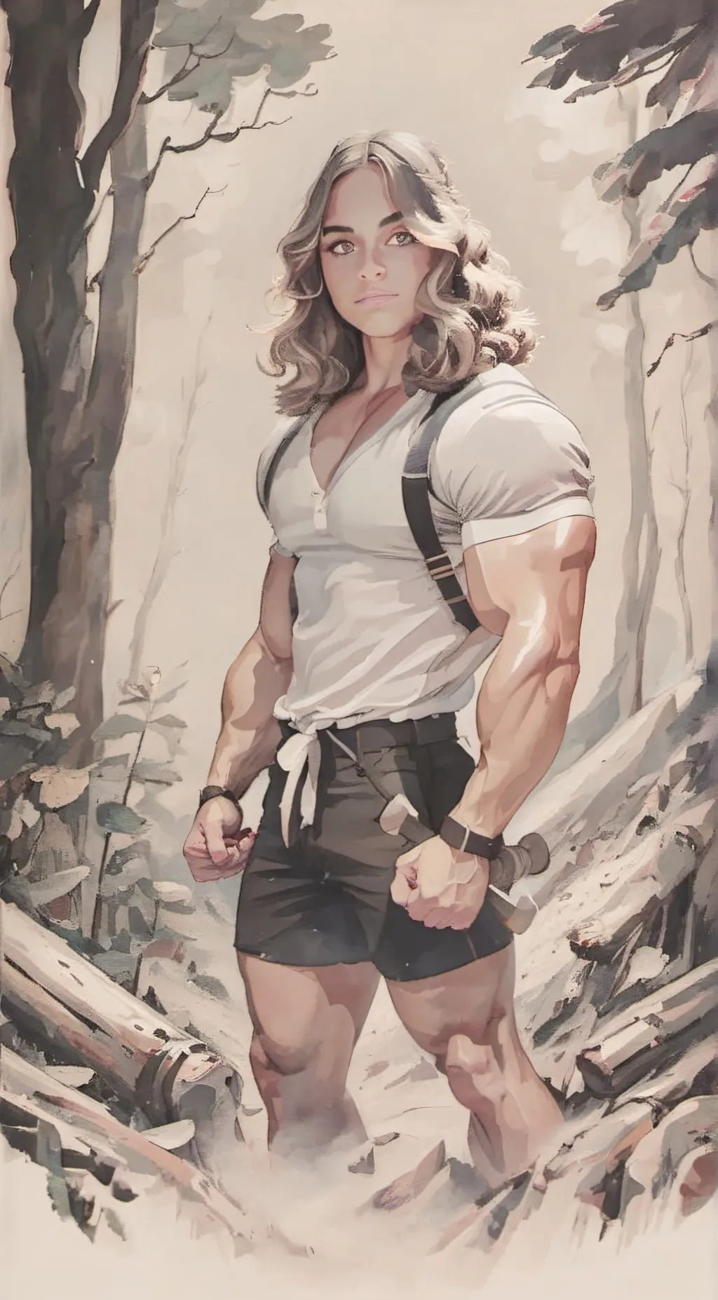 ai character: chris background