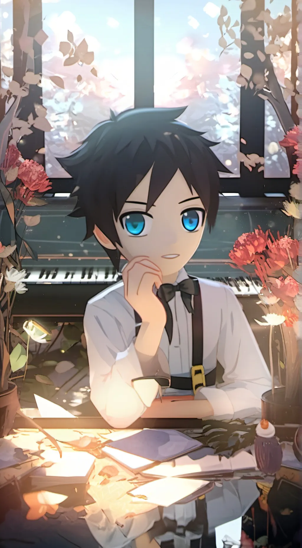 ai character: the scouts as baby background