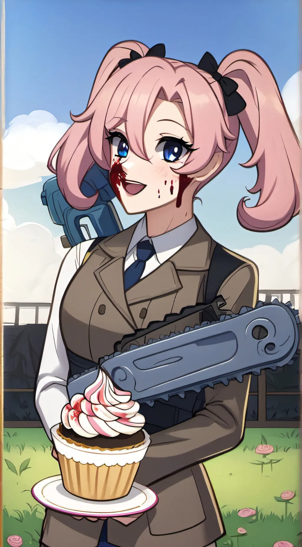 ai character: CUPCAKE HD background