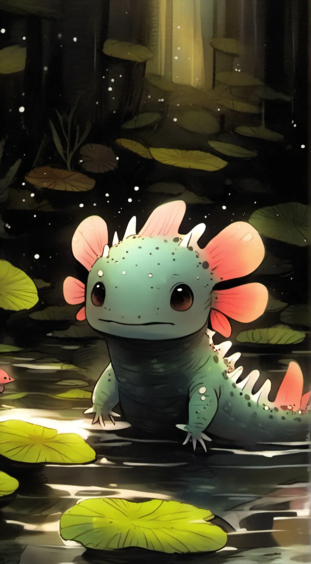 ai character: Croco background