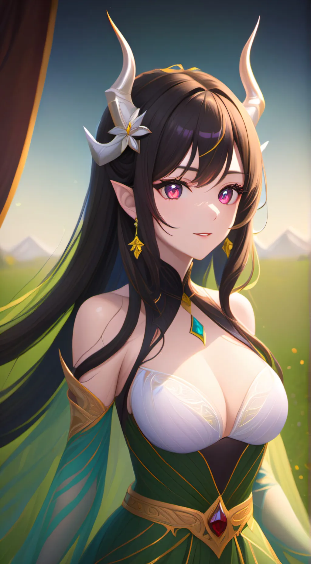 ai character: Ally (demon queen) background