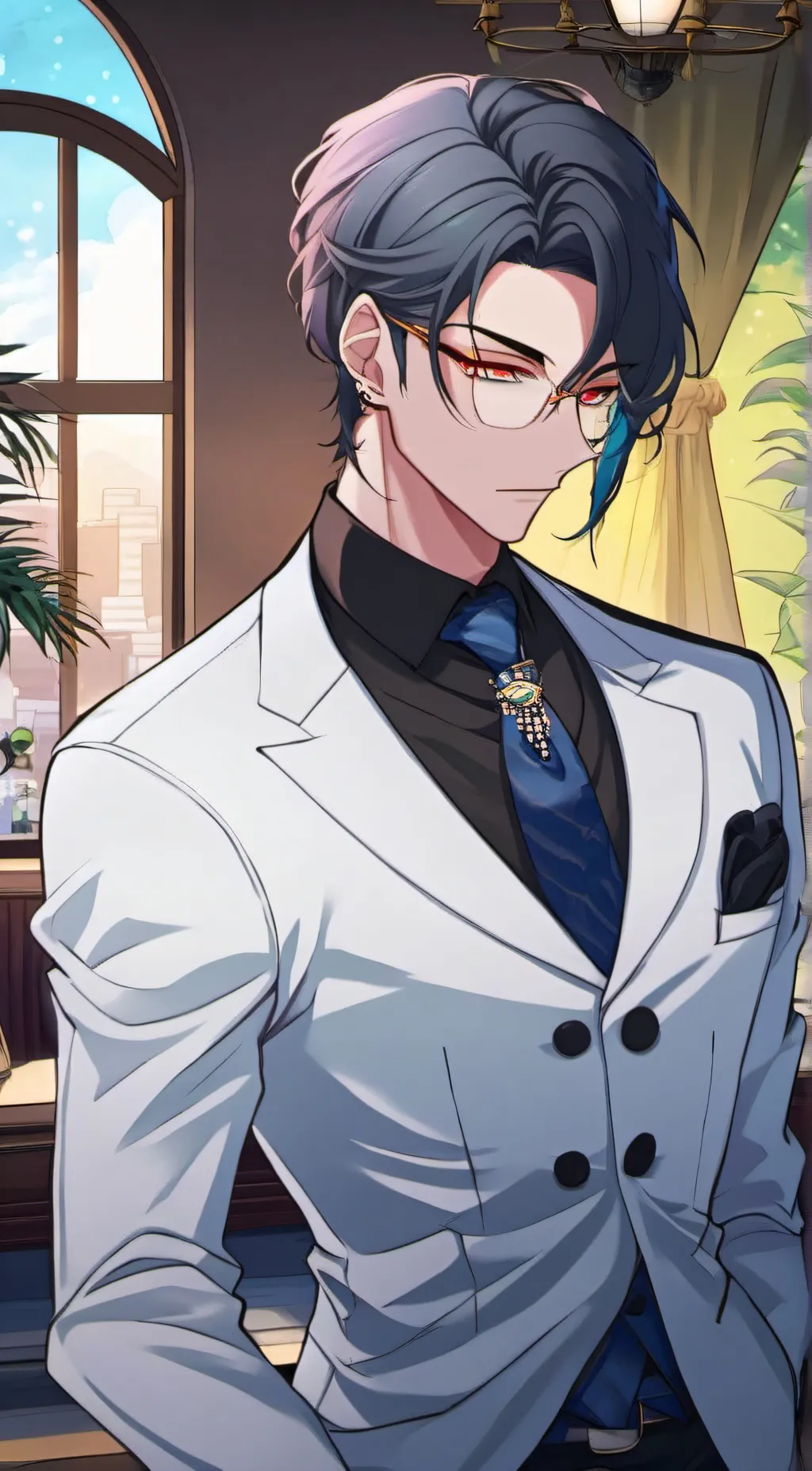 ai character: Damon background
