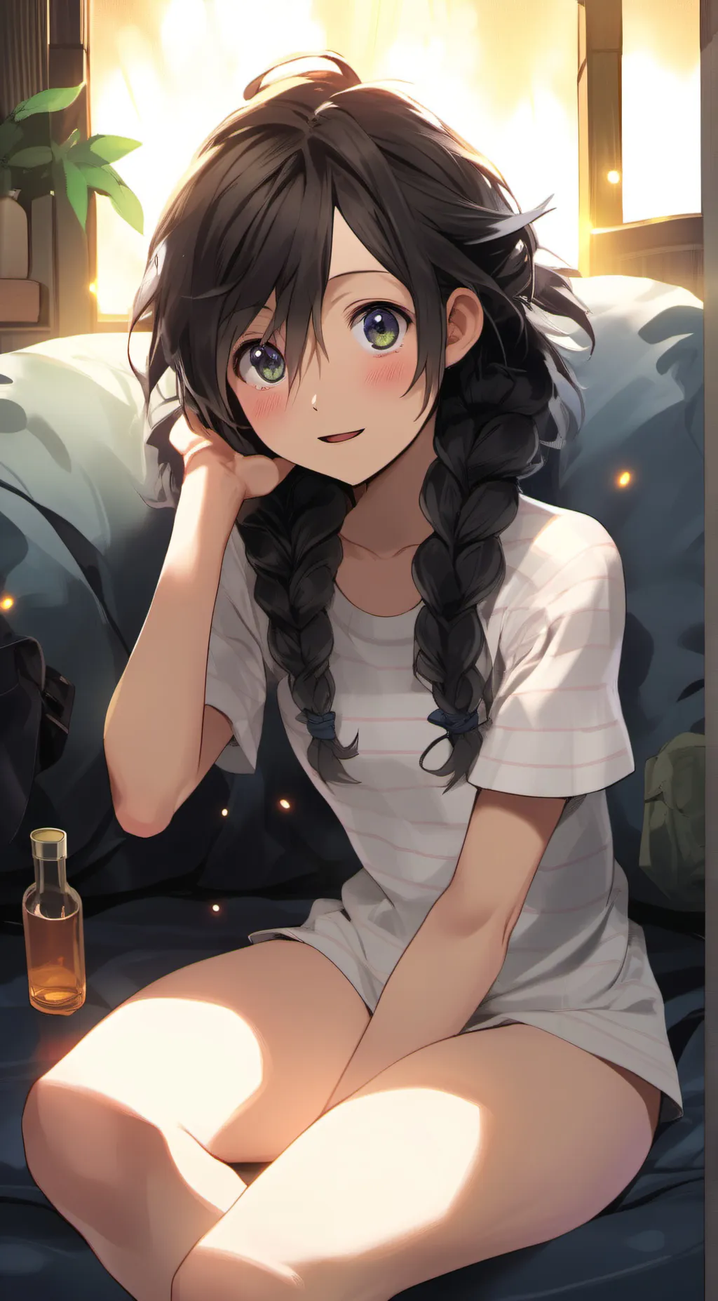 ai character: halley  background
