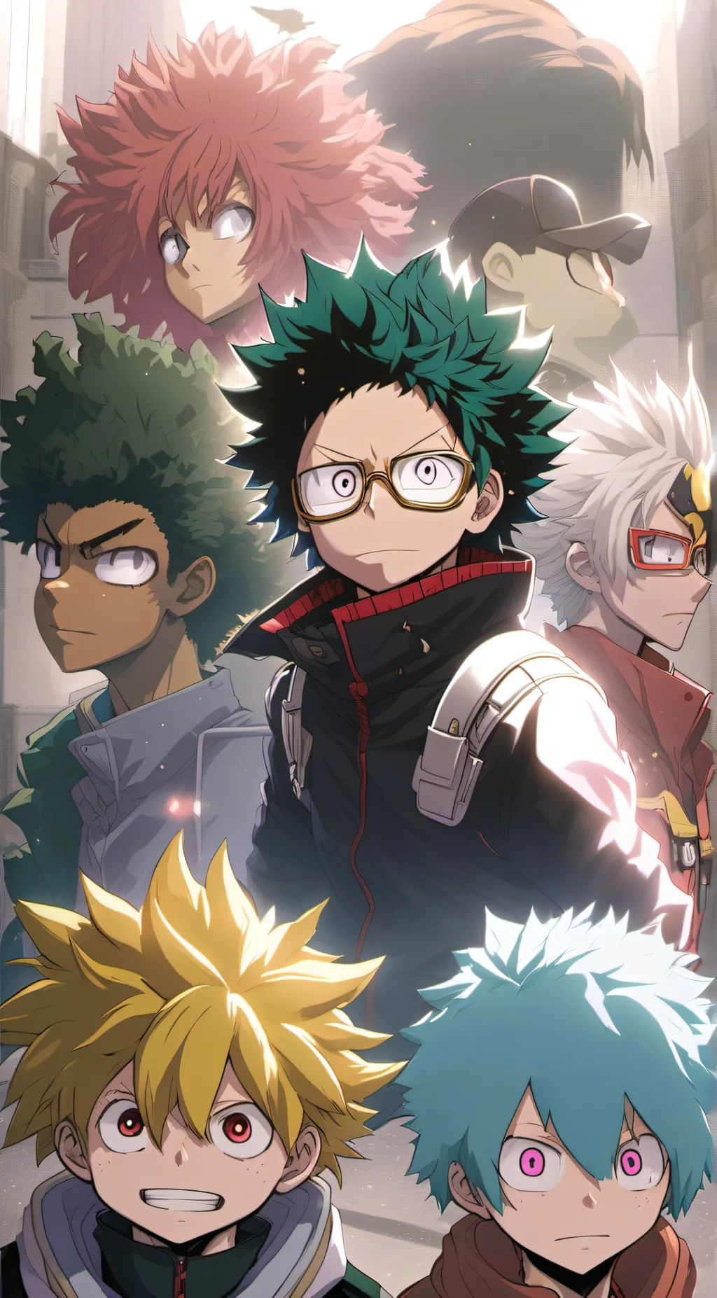 ai character: MHA x MLB background