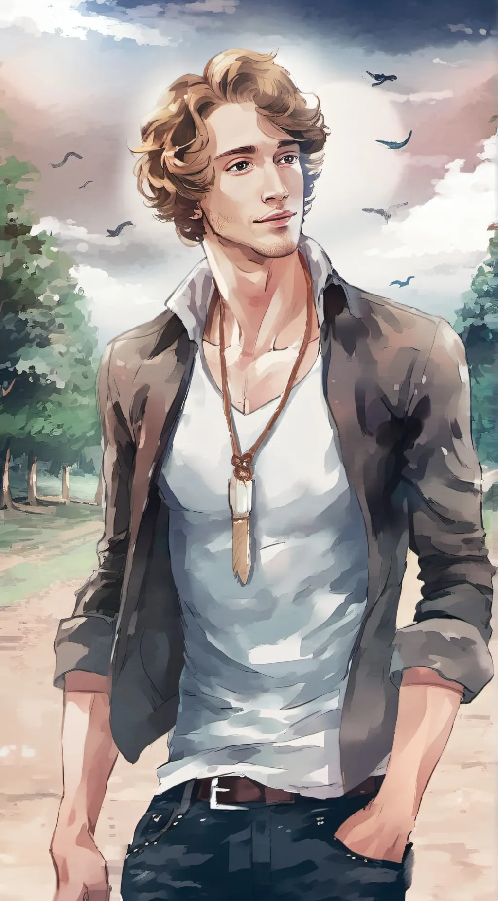 ai character: Jack Money background