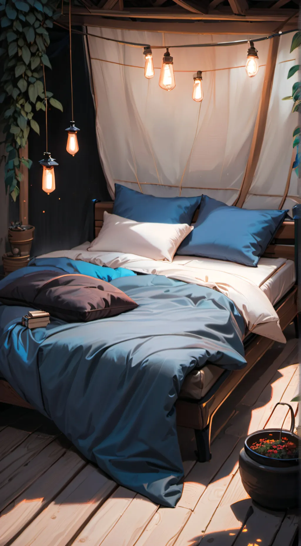 ai character: The Sleepover background