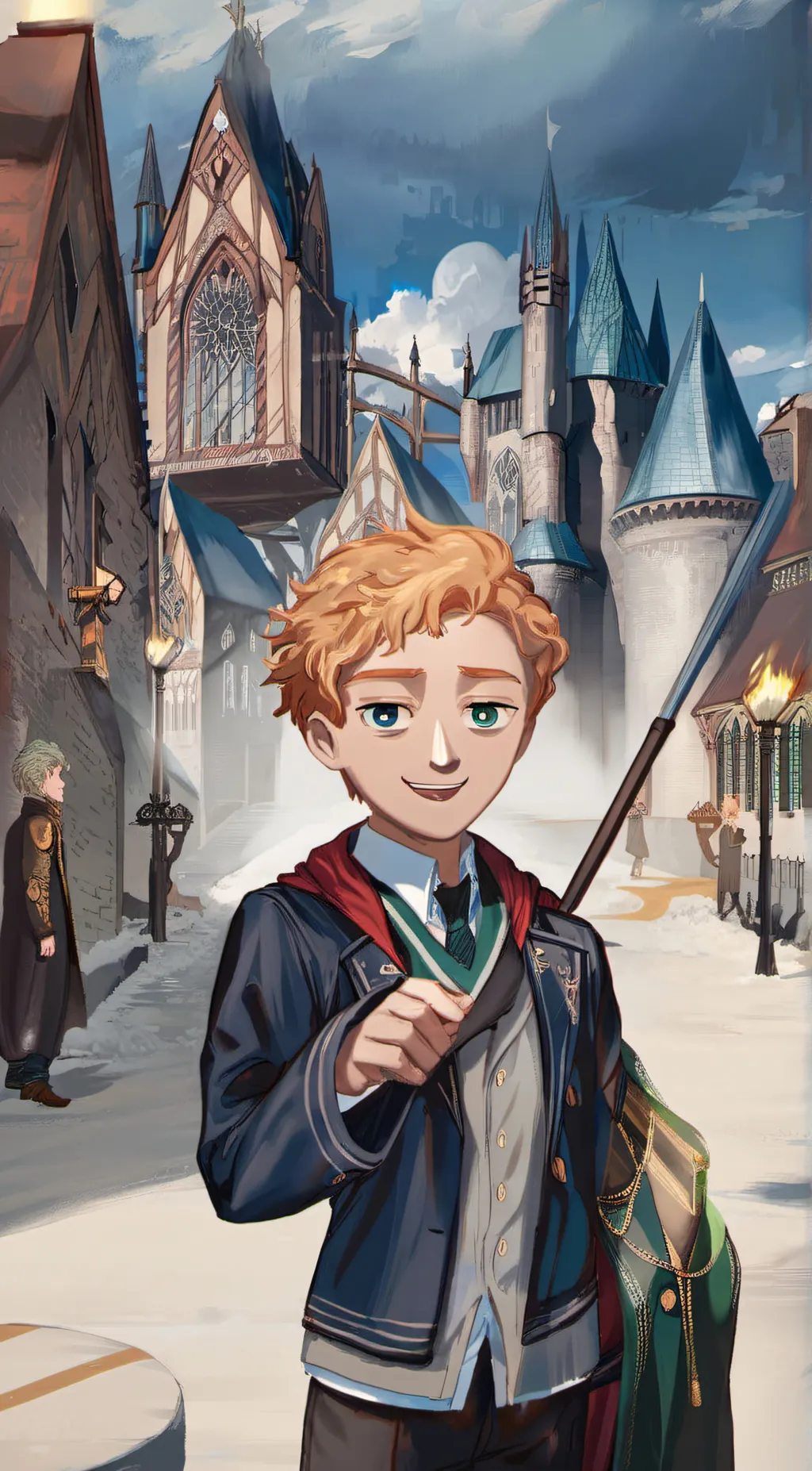 ai character: draco malfoy  background