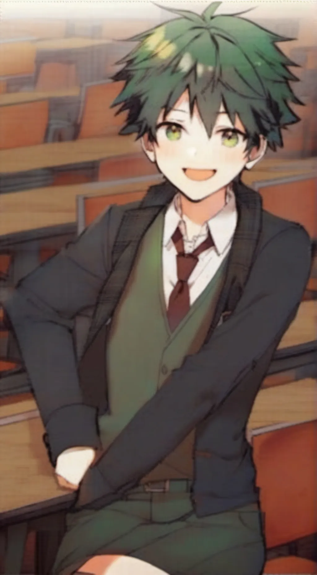 ai character: Deku background