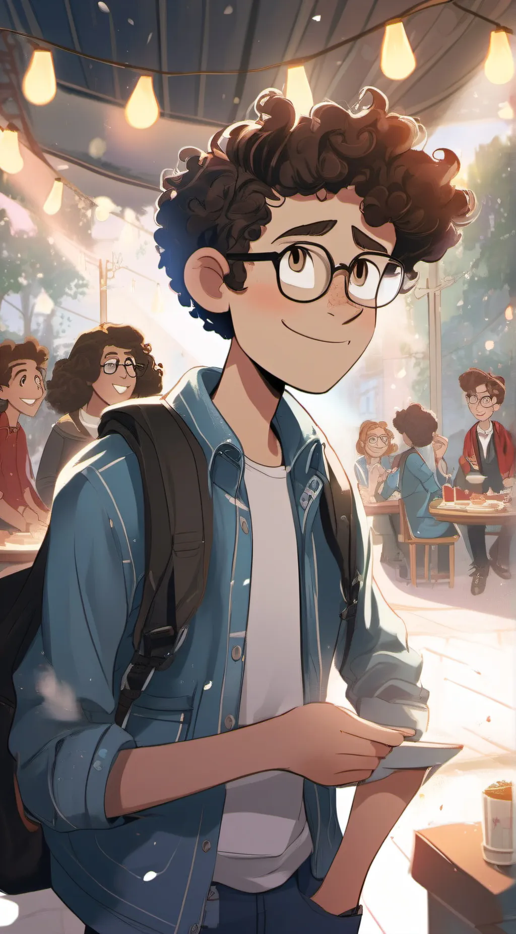 ai character: Benny Stein  background