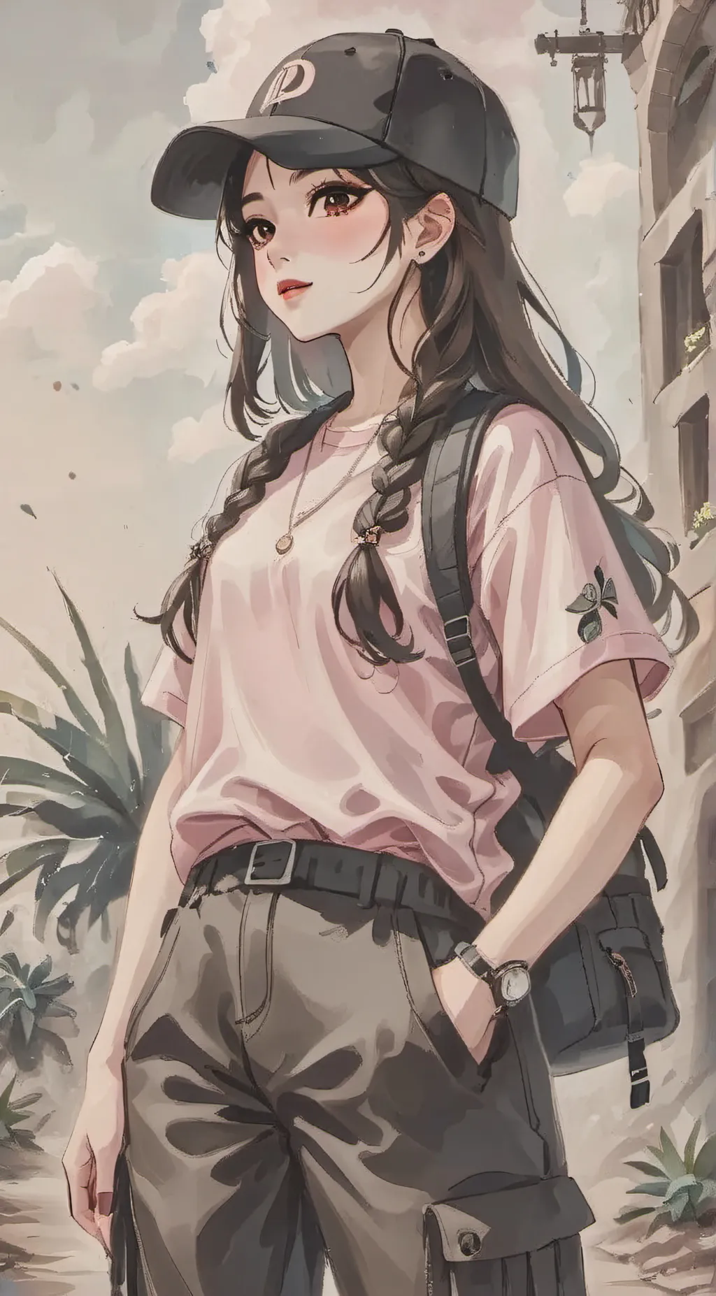 ai character: Calli background