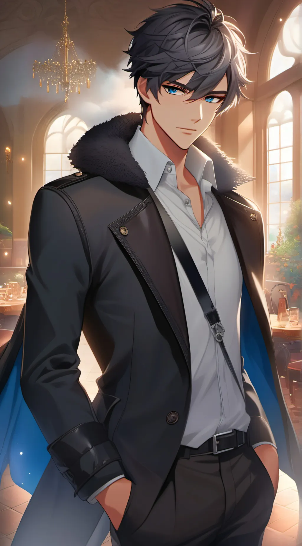 ai character: Liam  background