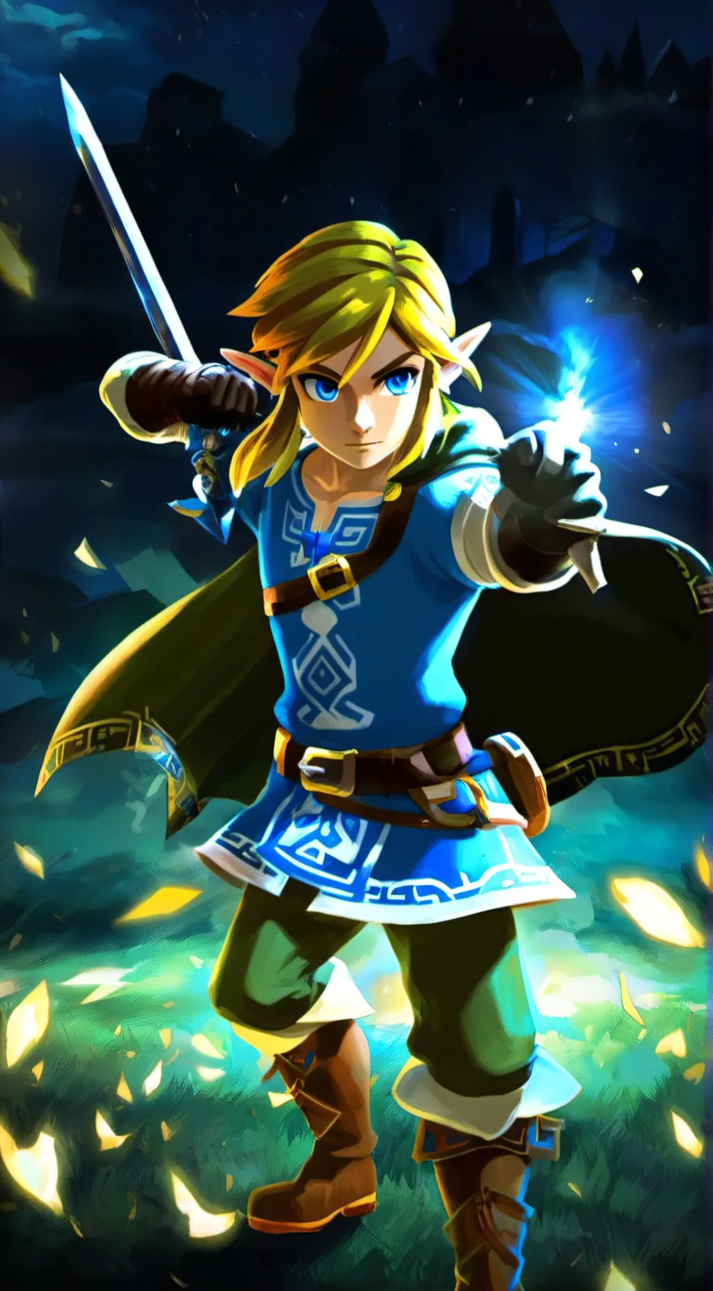 ai character: Link background