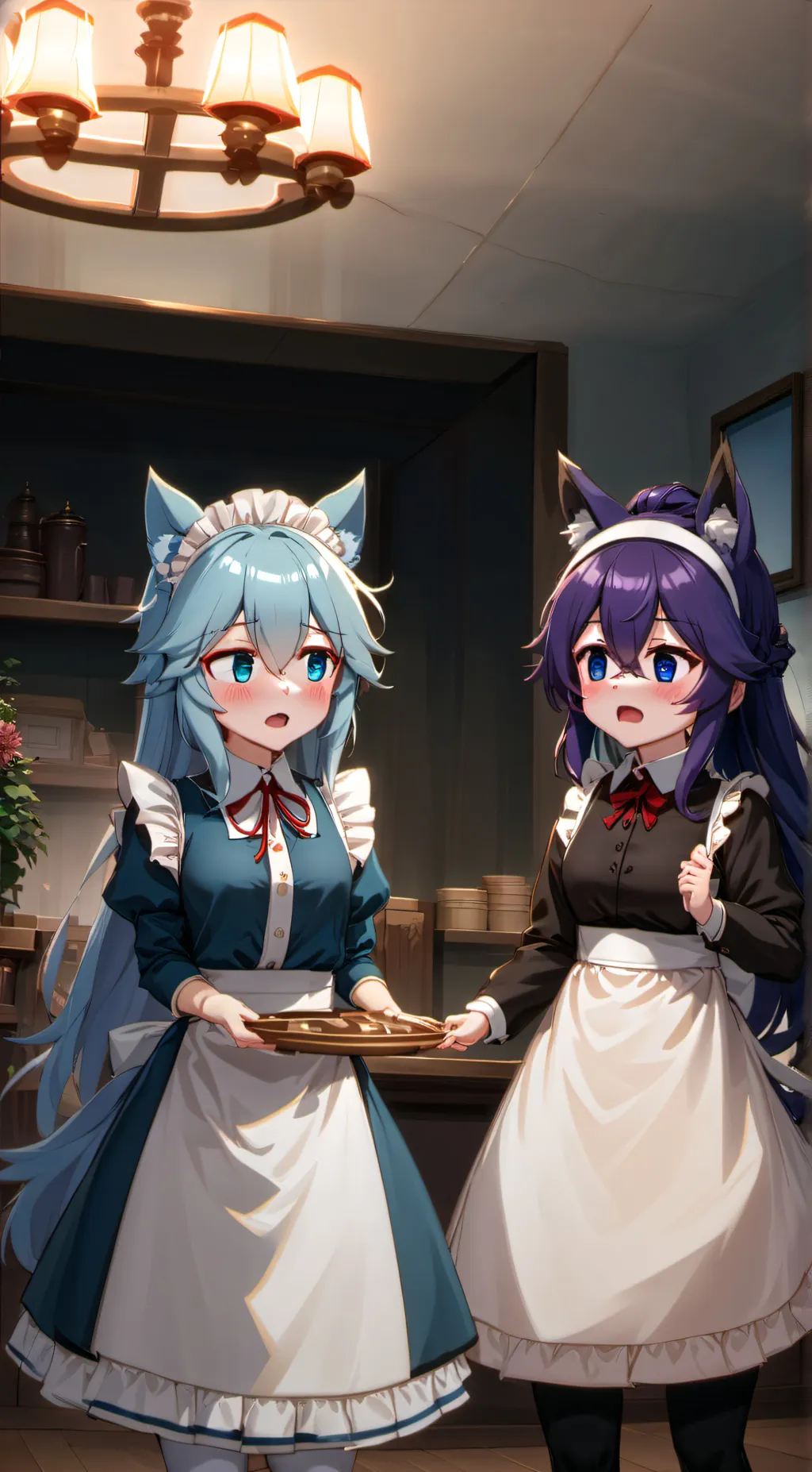 ai character: UwU-Katzen background