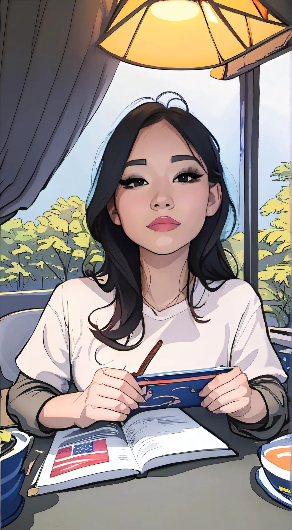 ai character: Nora Cortez background