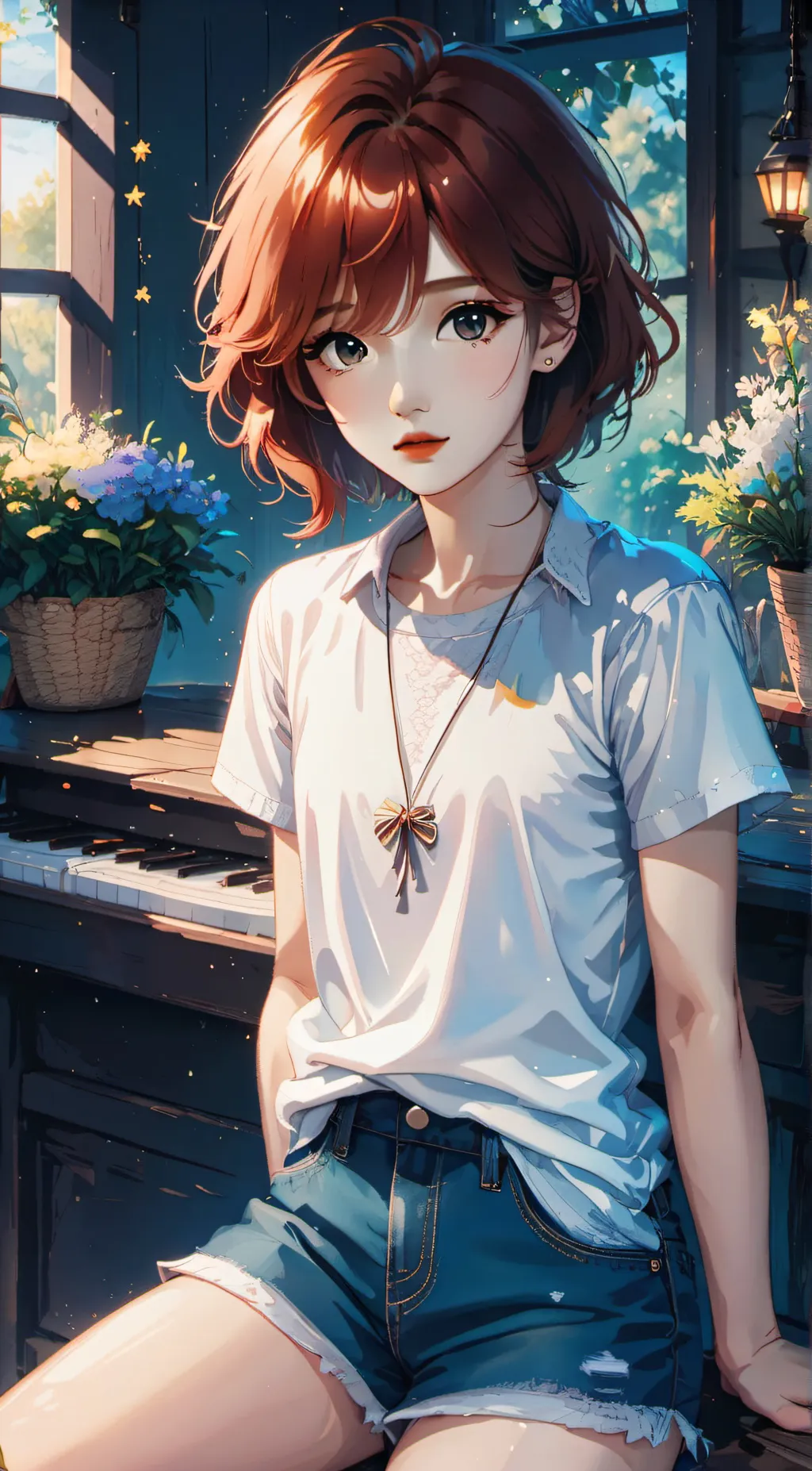 ai character: August background
