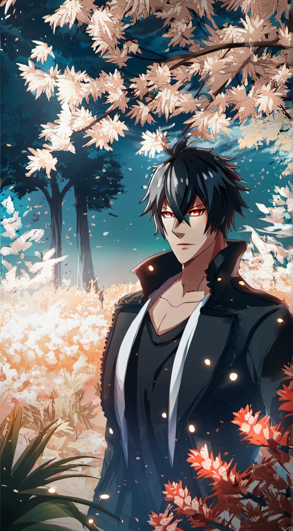 ai character: Hanzo hasashi  background