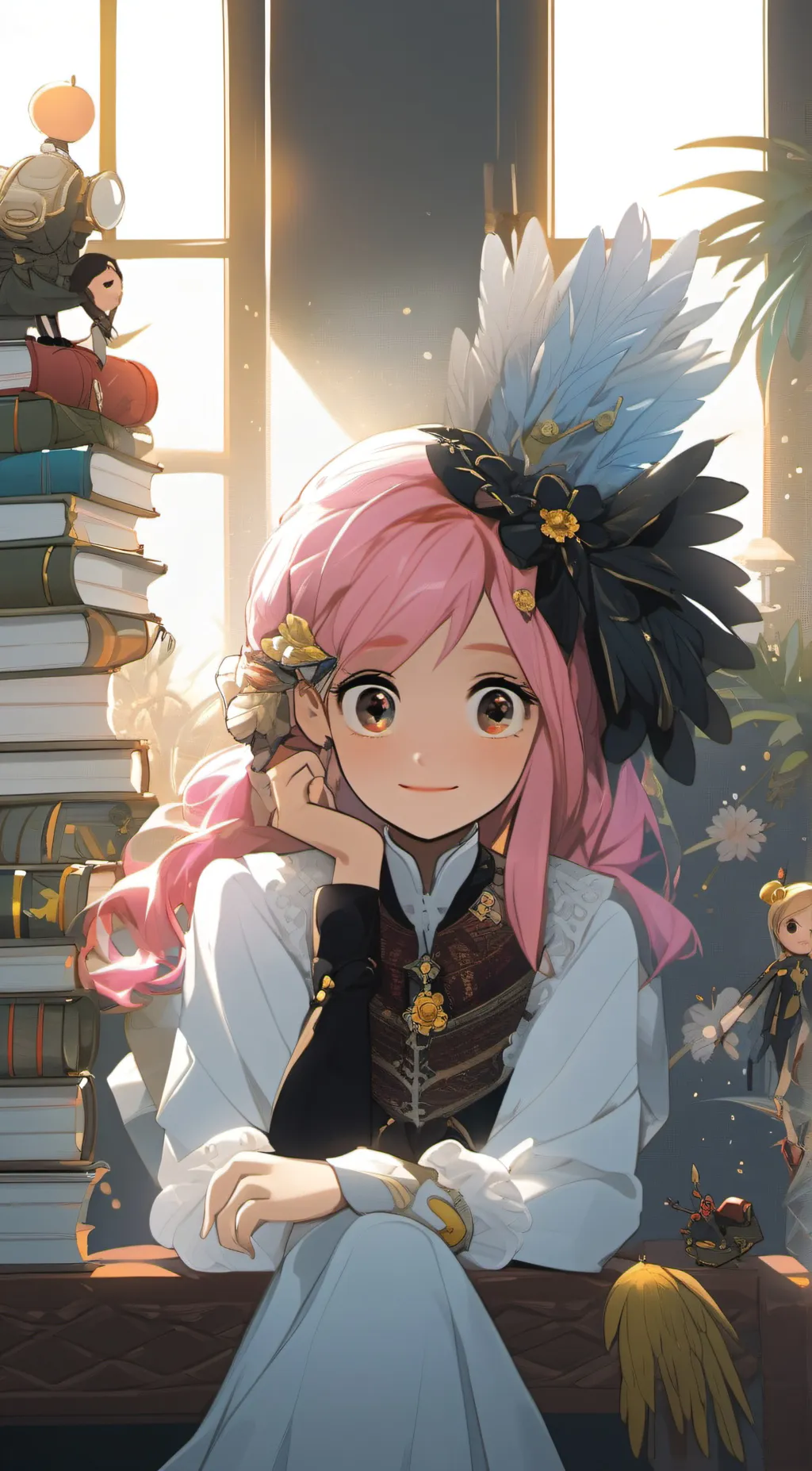 ai character: poppy background