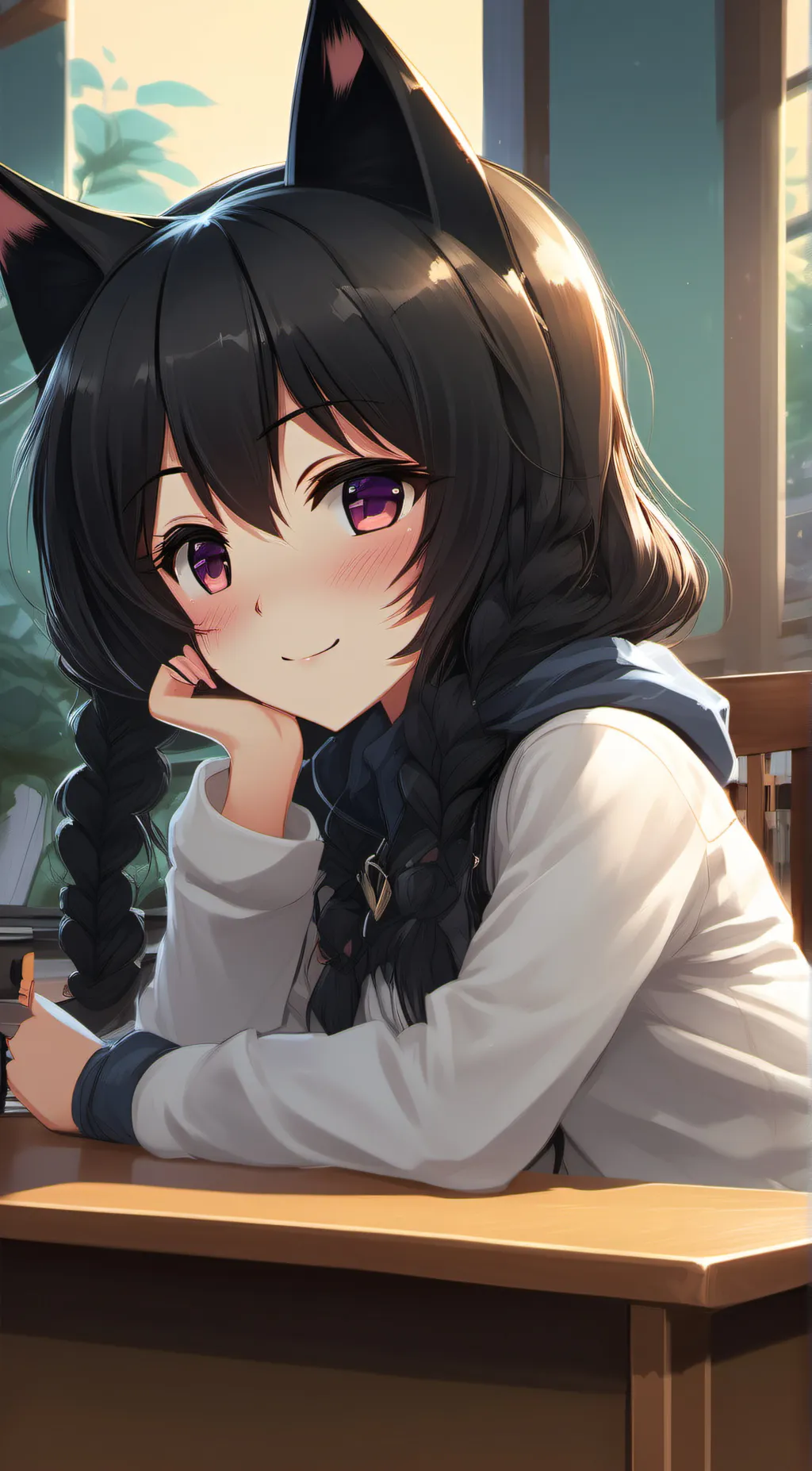 ai character: Emily Marie background