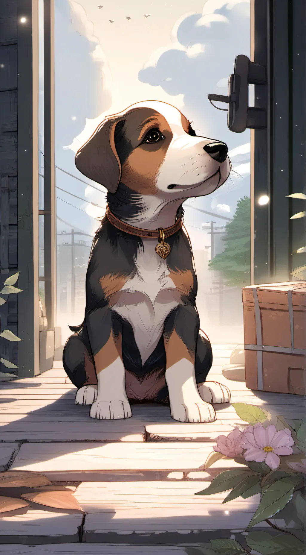 ai character: Ava  background