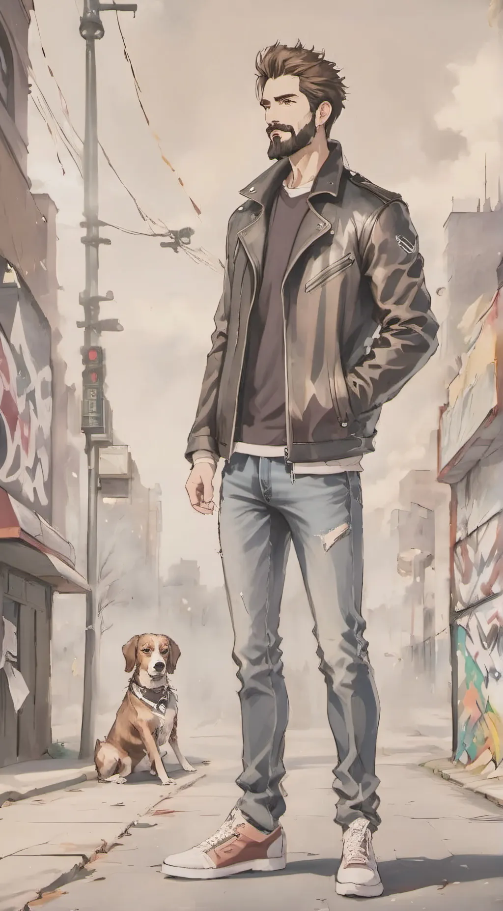 ai character: Alan background