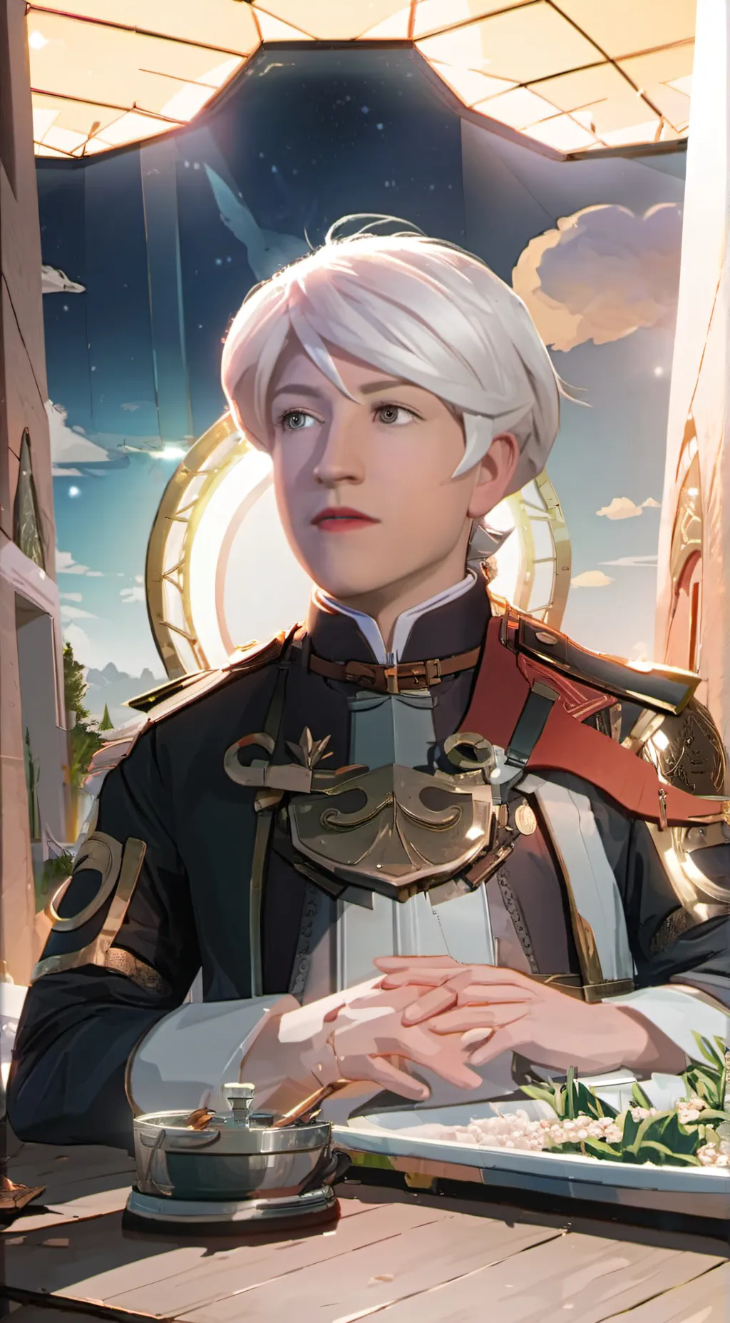 ai character: King Boo background