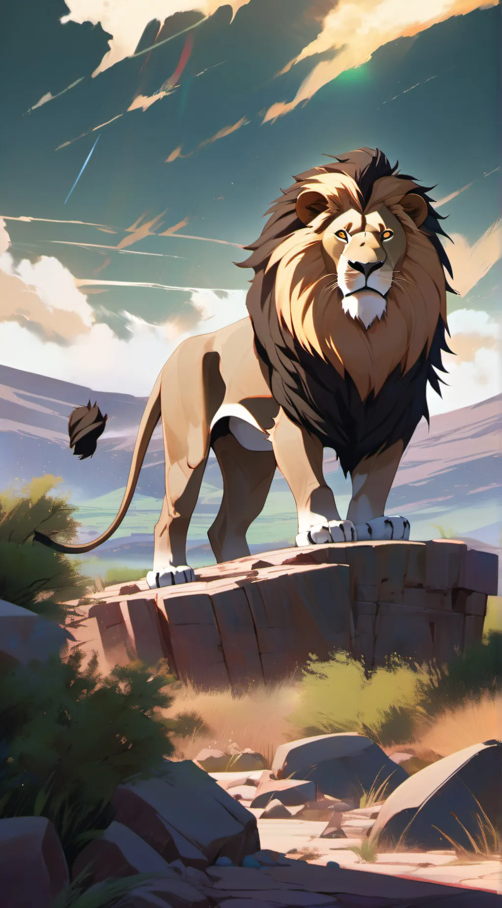 ai character: Leo background