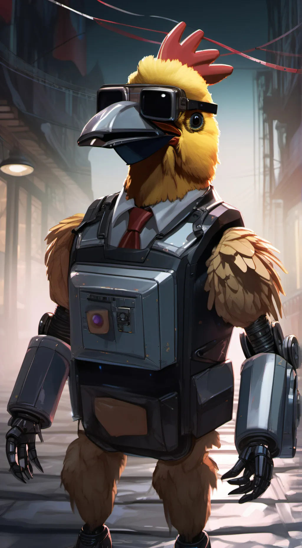 ai character: Chica background