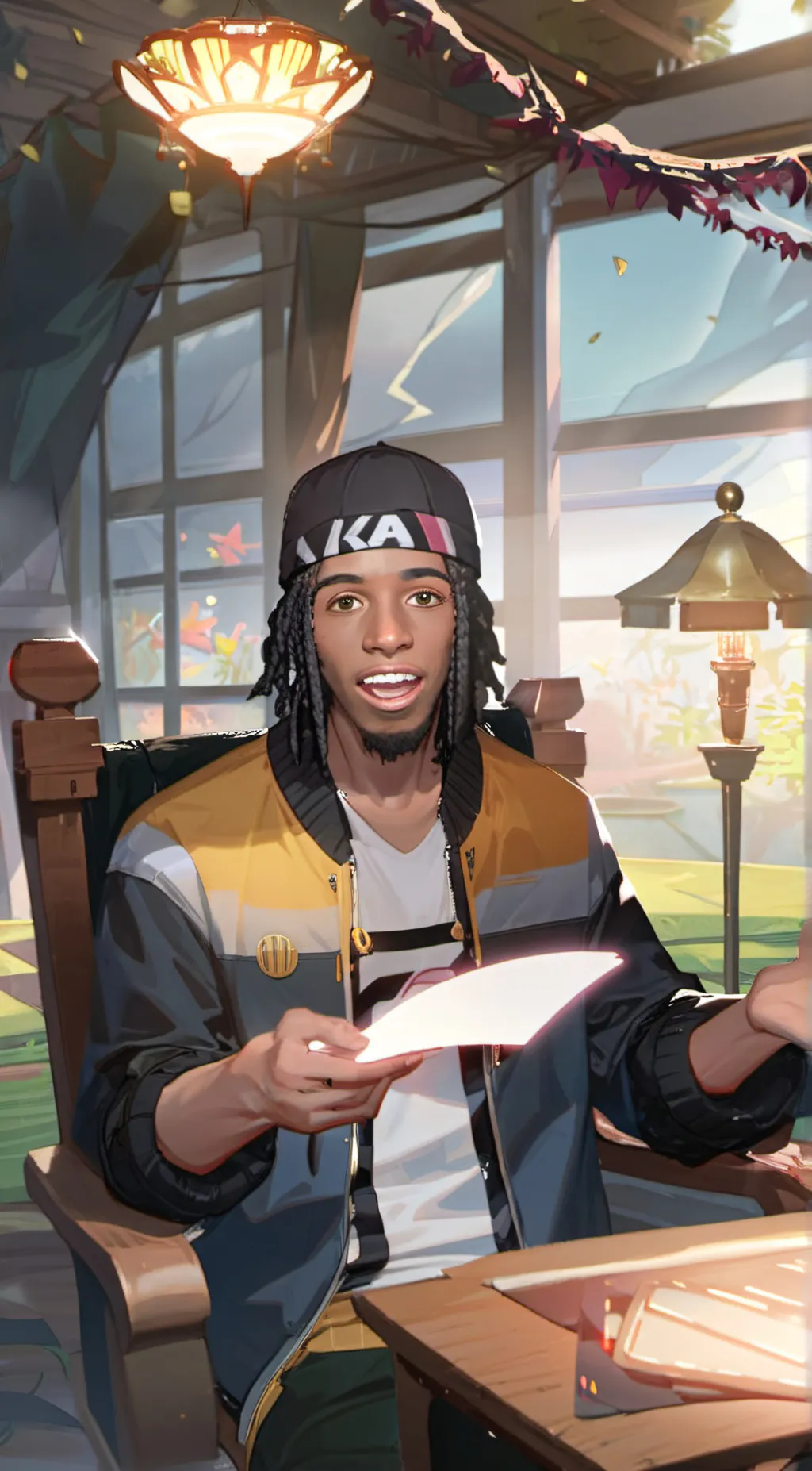 ai character: Kai Cenat background