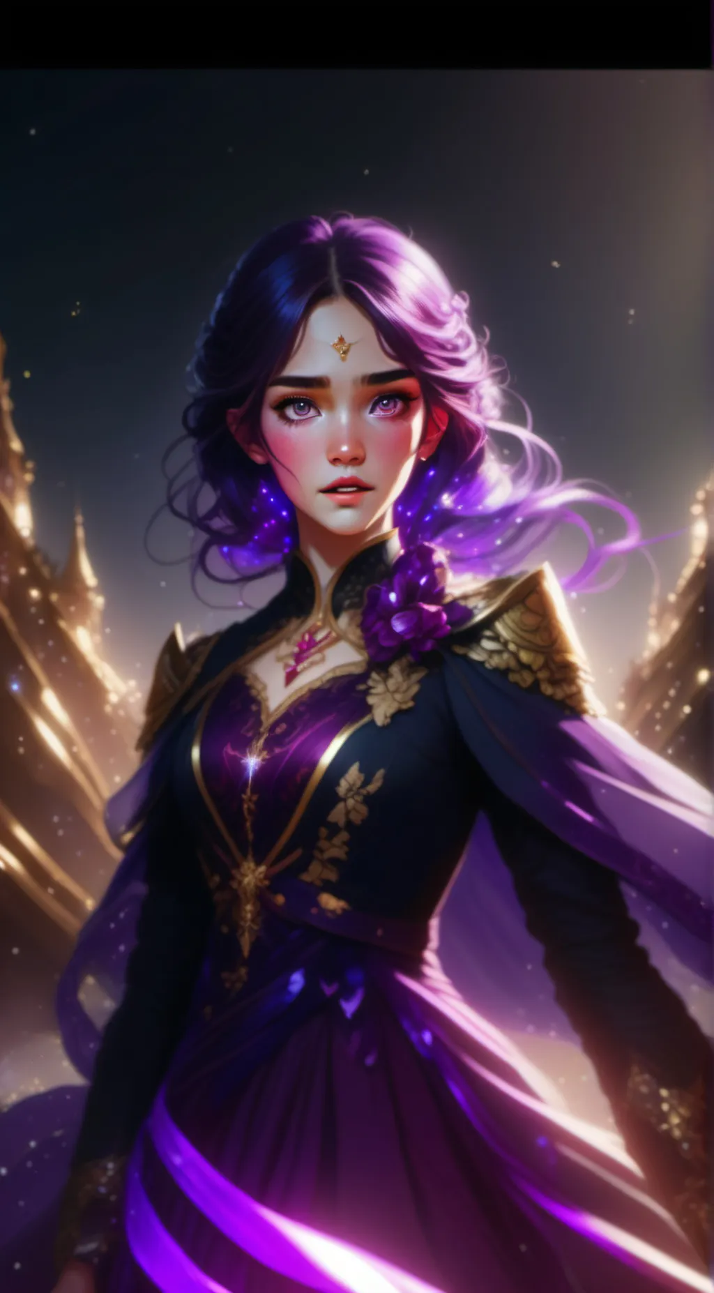 ai character: Talkie girl  background