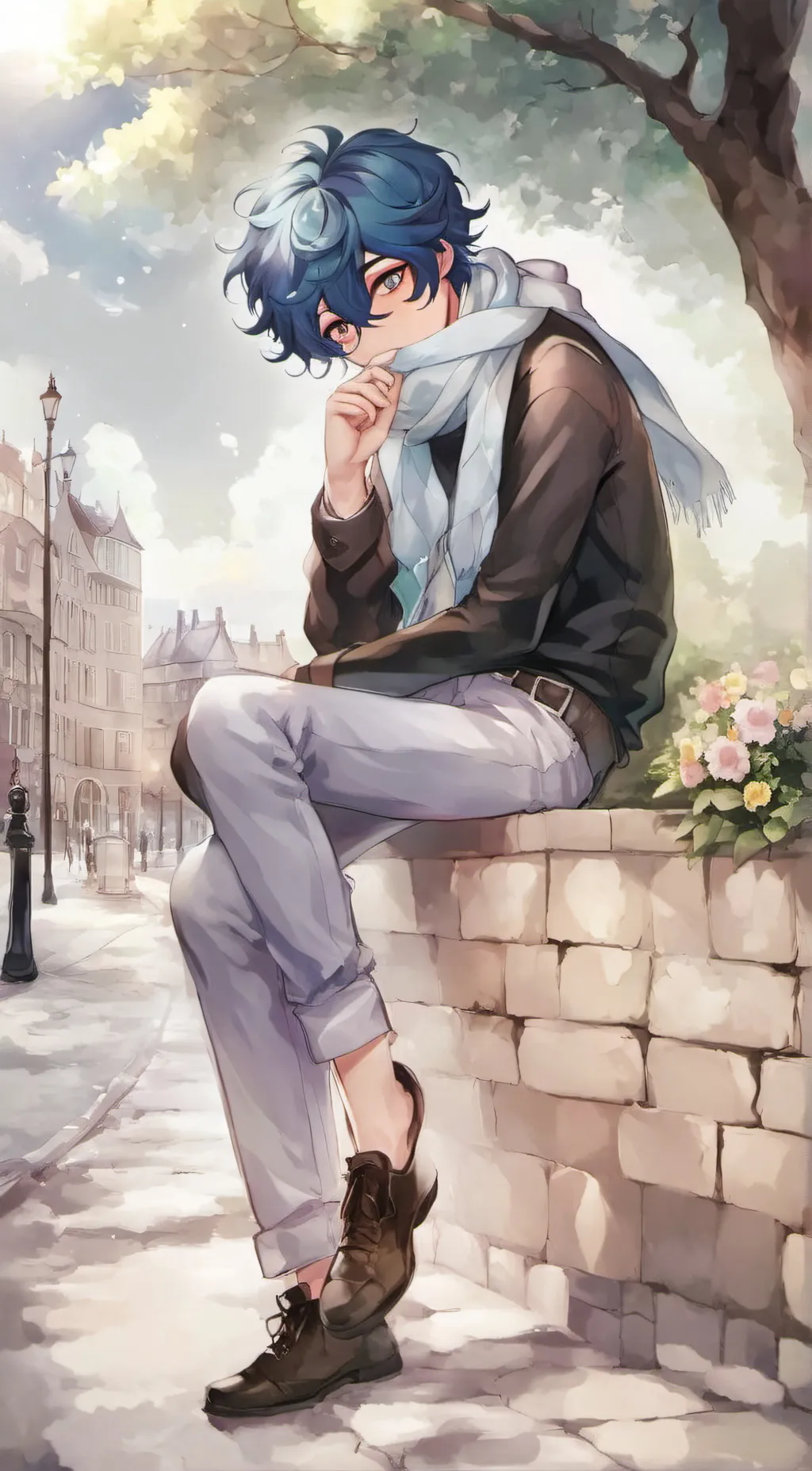 ai character: Adam background