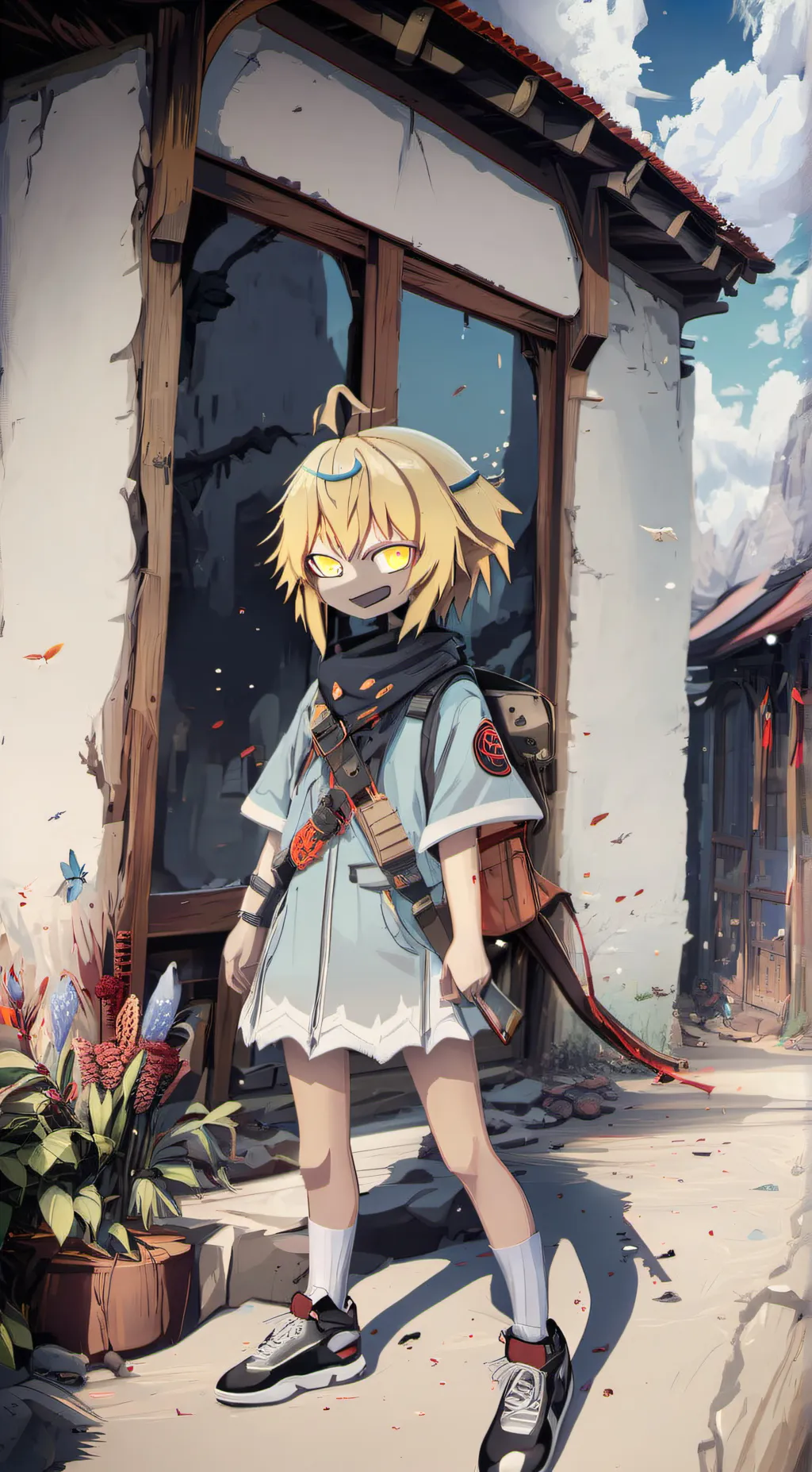 ai character: Pikachu background