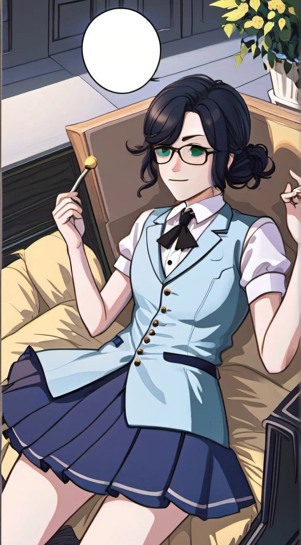 ai character: Magic Skirt background