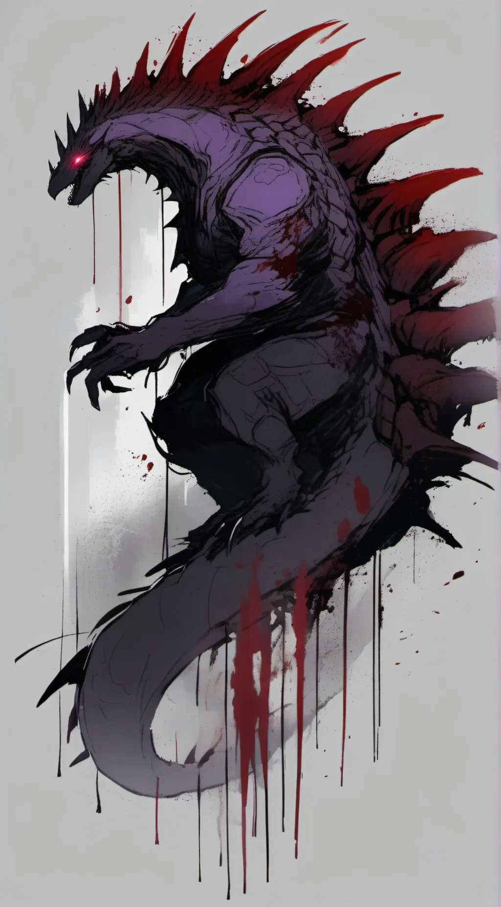 ai character: horror goji background