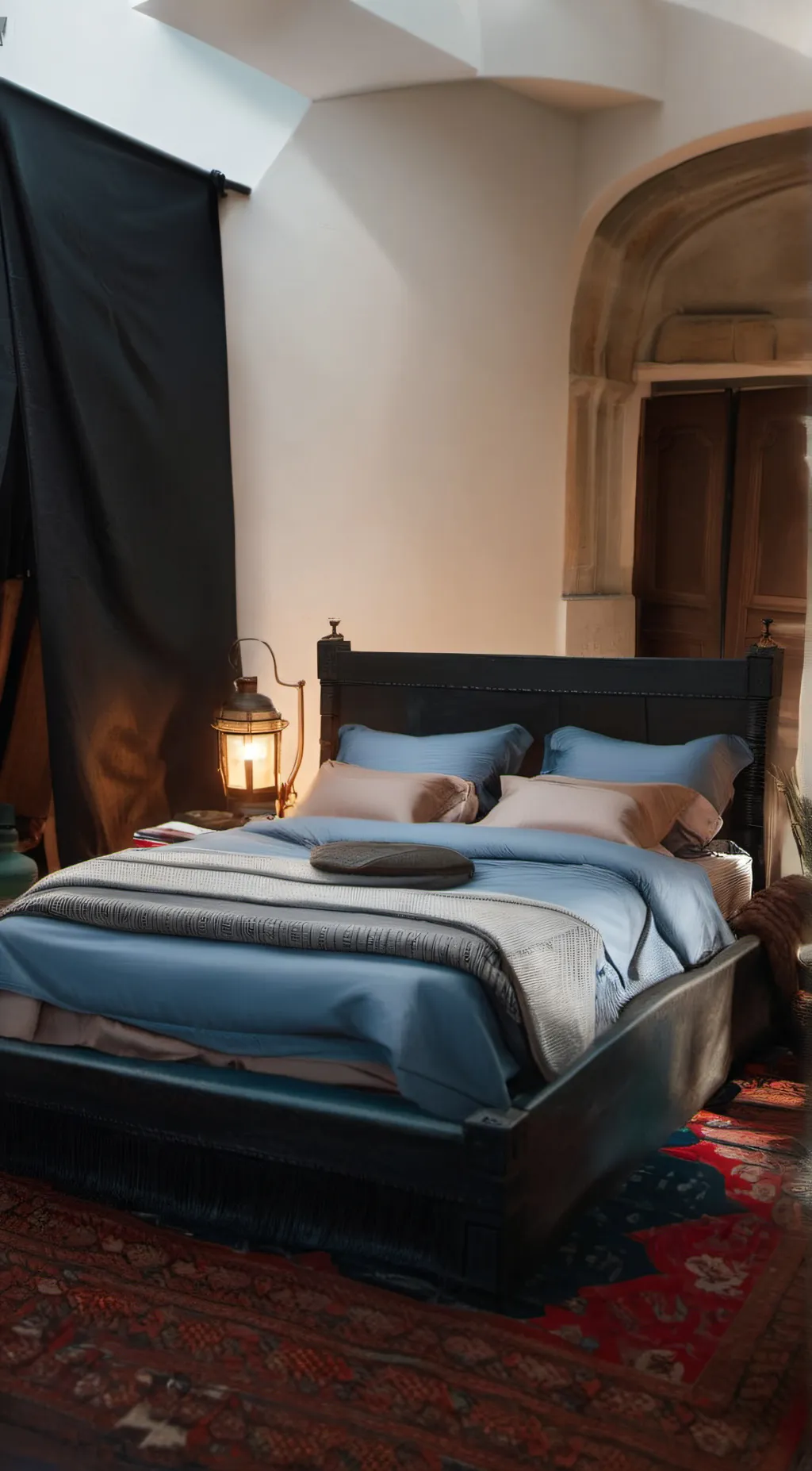 ai character: bed background