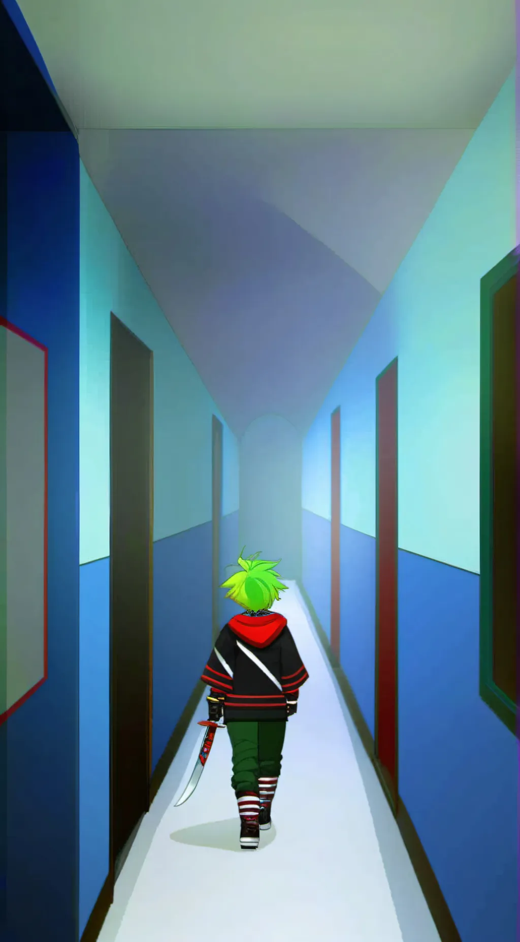 ai character: Slasher(beforeoliv background