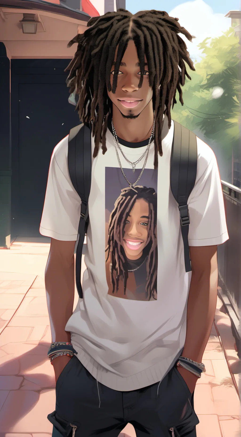 ai character: TJ background