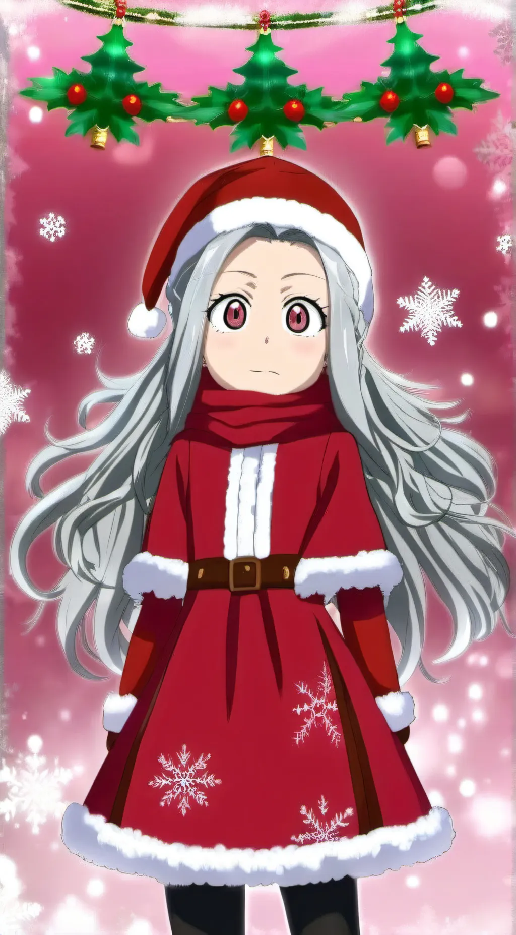 ai character: Mha christmas! background