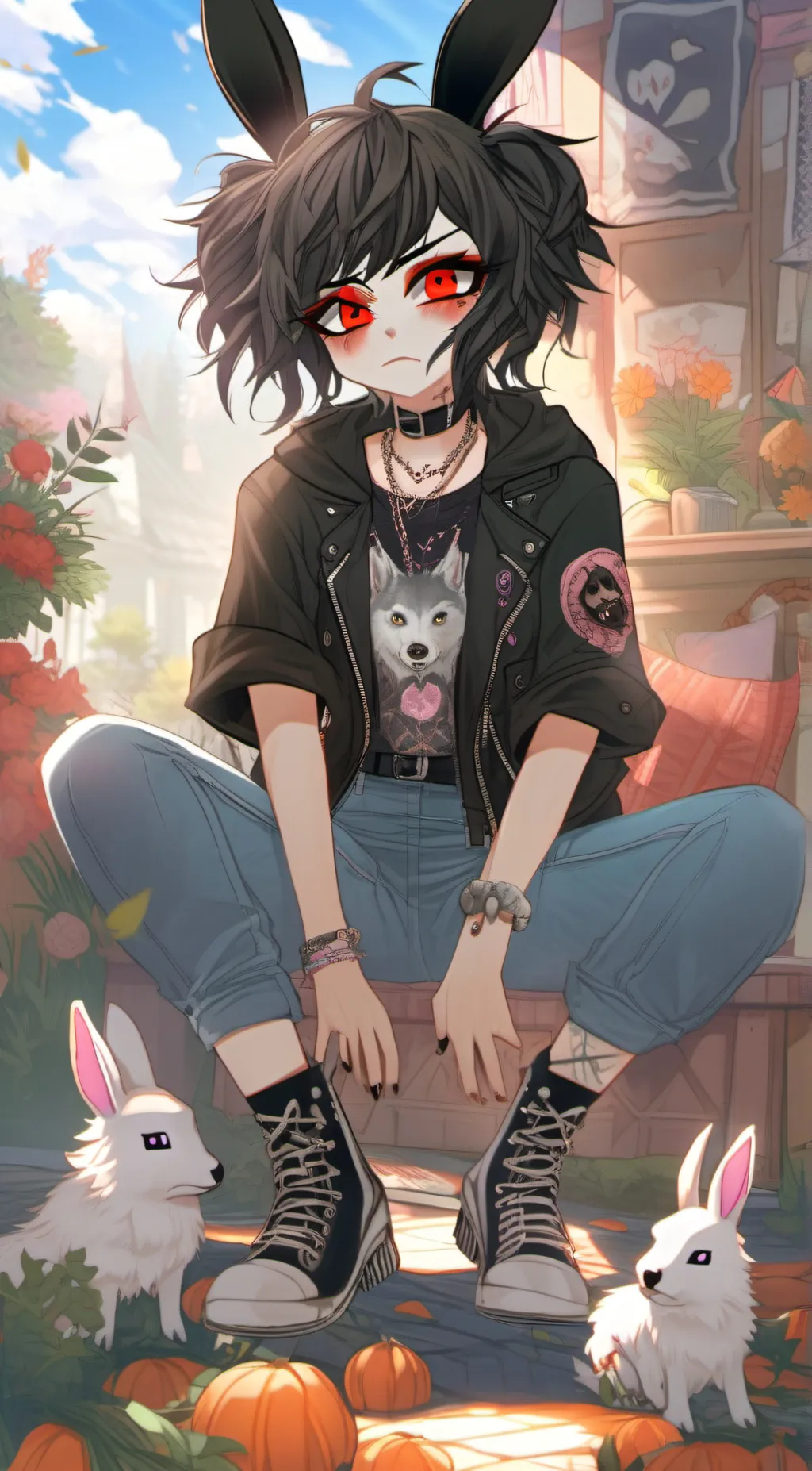 ai character: luna background