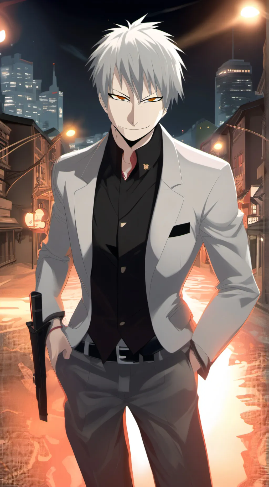ai character: ray zengetsu  background